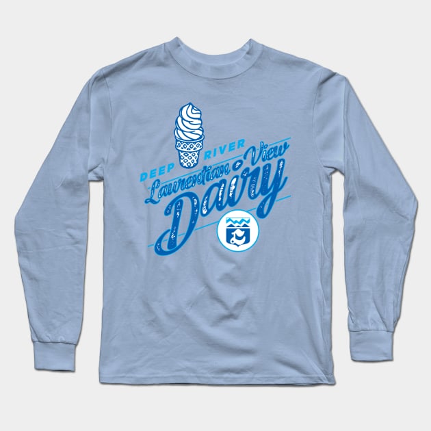 Laurentian View Dairy Long Sleeve T-Shirt by MrMikeBax